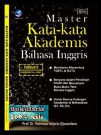 Image of Master Kata-Kata Akademis Bahasa Inggris
