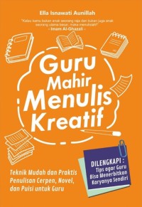 Image of Guru mahir menulis kreatif