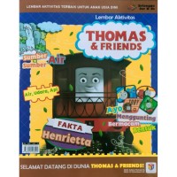 Lembar Aktivitas Thomas & Friends: Sumber-Sumber Air;  Air, Udara, Api; Fakta Henrietta; Ayo Menggunting Bermacam Bentuk