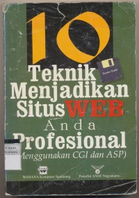 10 TEKNIK MENJADIKAN SITUS WEB ANDA PROFESIONAL