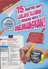Image of 15 Mantra sakti lulus ujian dengan hasil memuaskan