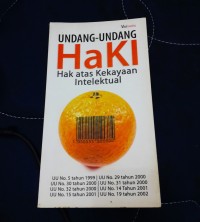 Image of Undang-undang HaKI: Hak Atas Kekayaan Intelektual