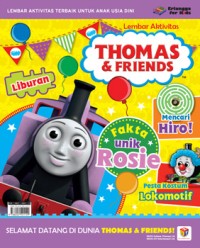 Image of Lembar Aktivitas Thomas & Friends: Liburan; Fakta Unik Rosie; Pesta Kostum Lokomotif