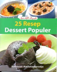 25 Resep Dessert populer