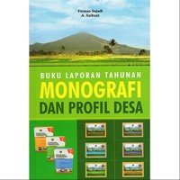 Buku Laporan Tahunan Profil Desa dan Monografi Desa