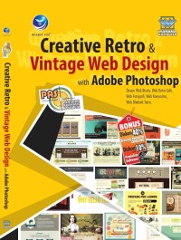 Image of Panduan Aplikatif & Solusi (PAS) Creative Retro & Vintage Web Design with Adobe Photoshop