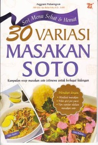 Image of Seri Menu Sehat dan Hemat 30 Variasi Masakan Soto