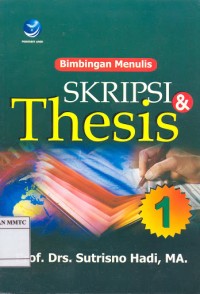 Image of Bimbingan Menulis Skripsi dan Thesis