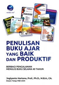 Image of Penulisan buku ajar yang baik dan produktif