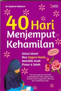 Image of 40 Hari Menjemput Kehamilan