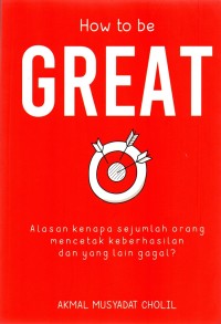 How to be great