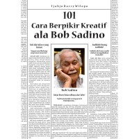 101 Cara berpikir kreatif ala Bob Sadino