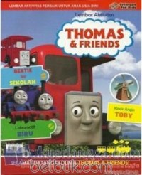 Lembar Aktivitas Thomas & Friends: BERTIE  Ke Sekolah, Lokomotif BIRU, Kincir Angin TOBY