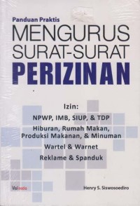 Image of Panduangan Praktis Mengurus Surat-surat Perizinan
