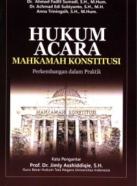 Hukum Acara Mahkamah Konstitusi : Perkembangan dalam Praktik