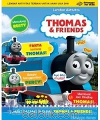 Image of Lembar Aktivitas Thomas & Friends: FAKTA tentang THOMAS!, Belajar Menggambar PERCY, Membuat Jam Dinding THOMAS!