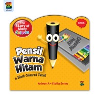 Image of Pensil Warna Hitam a Black Coloured Pencil