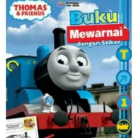 Thomas & Friends: Buku Mewarnai dengan Stiker