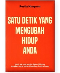 Image of SATU DETIK YANG MENGUBAH HIDUP ANDA