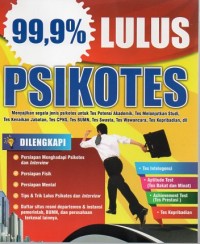 Image of 99,9 % LULUS PSIKOTES