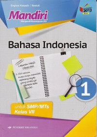 Mandiri Bahasa Indonesia untuk SMP/MTs Kelas VII