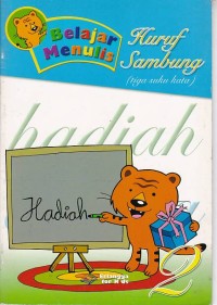 Image of Belajar Menulis Huruf Sambung 2 (Tiga suku kata)