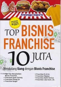 Top Bisnis Franchise 10 Juta