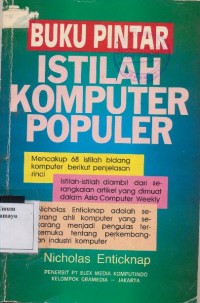 Buku pintar istilah komputer populer