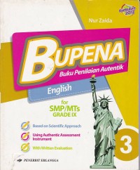 Buku Penilaian Autentik (BUPENA) English for SMP/MTs Grade IX