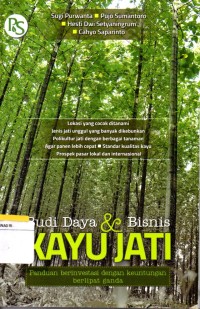 Image of Budi daya dan bisnis kayu jati