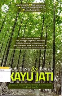 Budi daya dan bisnis kayu jati