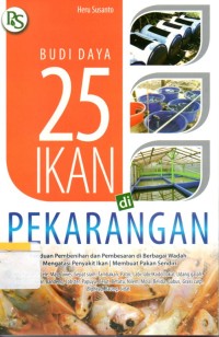 Budi daya 25 ikan di pekarangan