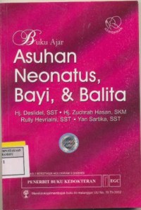 Buku Ajar Asuhan Neonatus, Bayi dan Balita