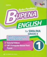 Image of Bupena English for SMA/MA Grade X