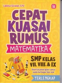 Cepat Kuasai Rumus Matematika SMP Terlengkap