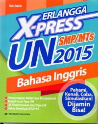 Image of Erlangga X-Press UN SMP/MTs 2015 Bahasa Inggris