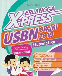 Image of Erlangga X-Press USBN SD/MI 2019 Matematika