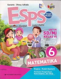 ESPS Matematika untuk SD/MI Kelas VI