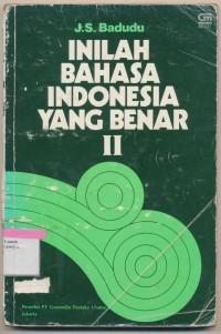 Image of Inilah Bahasa Indonesia Yang Bener II