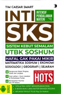 INTI SKS UTBK SOSHUM: Hafal gak pakai mikir