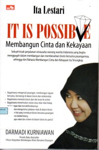 Image of It is possible : membangun cinta dan kekayaan