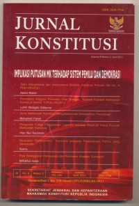 Image of jurnal konstitusi