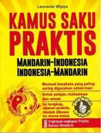 Kamus Saku Praktis Mandarin-Indonesia Indonesia-Mandarin