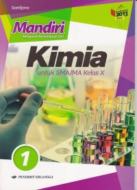 Image of Mandiri Kimia Jilid 1 untuk SMA/MA Kelas X