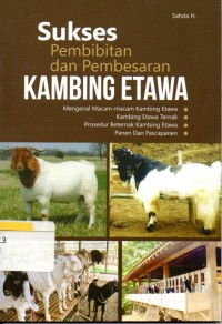 Image of Sukses Pembibitan dan Pembesaran Kambing Etawa