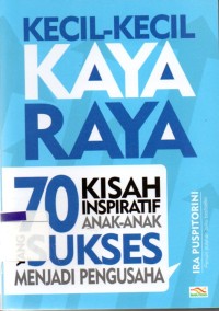 Image of Kecil-kecil kaya raya