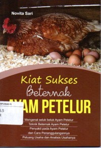 Kiat Sukses Beternak Ayam Petelur