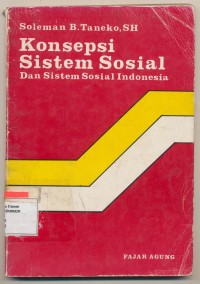 KONSEPSI SISTEM SOSIAL