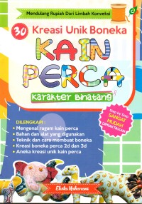 Image of Kreasi unik boneka kain perca karakter binatang