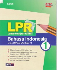 Image of Lembar Pekerjaan Rumah Bahasa Indonesia untuk SMP dan MTs Kelas VII